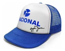 Gorra Ayrton Senna Nacional Formula 1 Snapback Trucker