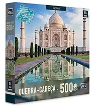 Quebra-cabeça: Maravilhas Do Mundo - Taj Mahal - 500 Peças