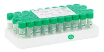 Tubo Tapa Verde (litio-heparina) 0,5ml. Rack 50 Unidades