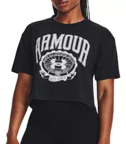 Remera Under Armour Training Ua Collegiate Crest Cp Mujer Ng