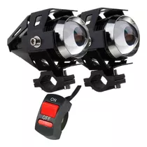 Caminero Proyector Led Moto Auto  X2 18w 3 Nivel Con Llave