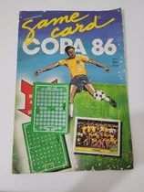 Album Figurinhas - Game Card Copa 86 - Completo Ano. 1986