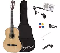 Guitarra Clásica Jmfinger De Tamaño Completo, 39 Pulgadas, P