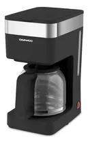 Cafetera Electrica Daewoo Negra 1.5lts Antigoteo Cm6516b Color Negro