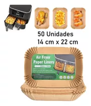 Papel Antiadherente Para Olla Freidora Air Fryer Rectangular