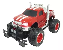 Carrinho Controle Remoto Elétrico Pilha 4x4 Vermelho