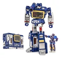 Transformer Soundwave Figura Acción Llevando Rumble Ravage