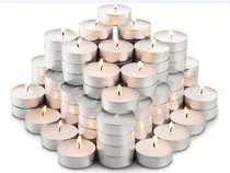 Velas Pequeñas  X32 Larga Duracion Sin Aroma