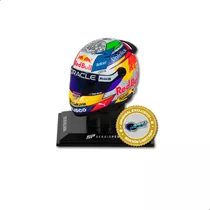 Mini Casco F1 2022 Sergio Pérez #1 Red Bull 1:4