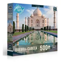 Quebra Cabeça Maravilhas Mundo Moderno Taj Mahal 500 Peças