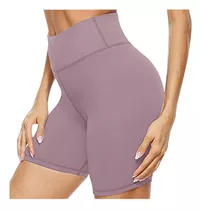 Pantalones Cortos Deportivos C De Color Liso Para Mujer Con