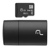 Pen Drive 8gb 2 Em 1 Classe 4 Micro Sd Usb 2.0 Multilaser