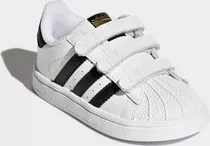 Zapatos Compatibles adidas Súperstar Cierre Mágico De Niño