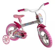 Bicicleta Bike Infantil Criança Menina Unicornio Aro 12 