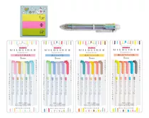 Zebra Mildliner Juego De 20 Colores, Rotuladores De Dob...