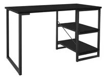 Escrivaninha Steel Mobile  Star Mdf/aco De 120cm X 74cm X 45cm Preto