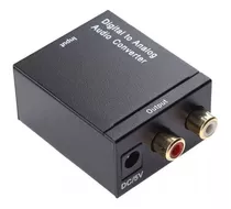 Convertidor De Audio Optico A Rca Analogico Fibra Optica