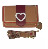 Cartera Para Mujer, Cuero Pu, Incluye Correa