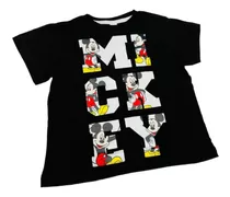 Remera Mickey Mouse Manga Corta Talle 3 M A 6 Años Nene Bebe