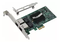 Placa De Rede Dual Giga Intel 82576eb E1g42et Pci-e X1