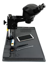 Microscópio Binocular 7x-50x 7050 Profissional C/ Lente 0.5x