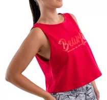 Musculosa Crop Mujer Gym Entrenamiento Crossfit Wombo