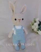 Muñeco Tejido A Crochet / Conejo / Muñeco De Apego 