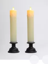 Velas Led Tipo Candelabro Elegante Realista Llama Titila $6