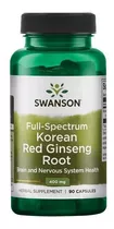 Ginseng Rojo Coreano 400mg 90caps Anti Stress