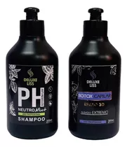 Kit Botox Capilar + Shampoo Anti Residuos Deluxe Liss® 300ml