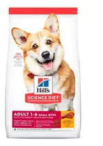 Alimento Hill's Science Diet Small Bites Para Perro Adulto De Raza Pequeña Sabor Pollo Y Cebada En Bolsa De 5lb