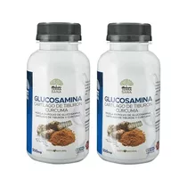 Glucosamina Con Cartílago De Tiburón & Cúrcuma 02 Frascos