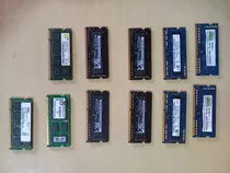 Lote De Memoria De Notebook Ddr3 E Ddr2  2gb