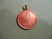 Antigua Medalla  Virgen De La Paz L.de Zamora.1898.cv