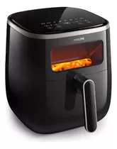 Airfryer Serie 3000 Xl 5,6 Litros Philips Hd9257/80 Color Negro