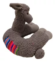 Almohada De Viaje Llamita Lana Vellon De Llama Aguayo