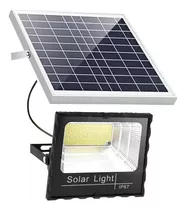 Reflector Solar Led 200w Luz Blanca + Control Remoto