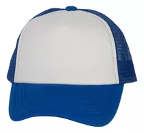 Jockey Sublimable Malla Azul/blanco  Pack X 10 Unidades