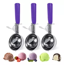 Juego 3 De Resortes De Cuchara/acero Helado Profesional,4cm