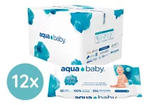Caja 12 Toallas Húmedas Aqua Baby 60 Unidades