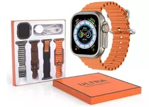 Reloj Inteligente Smartwatch 4 Correas Para Android/iPhone Color De La Caja Plateado Color De La Correa Variado