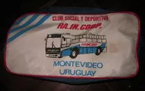 Antiguo Bolso De Mano Ómnibus  Raincoop Uruguay Marca Toper