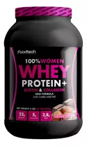 Suplemento En Polvo Foodtech  100% Women Whey Protein + Proteínas Sabor Chocolate/avellana En Pote De 907g