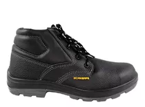 Botin Zapato Seguridad Punta Plastico Negro Worksafe N33-47