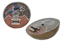 Instrumento Musical Calimba Diseño Aborígen Coco Bali 19x18