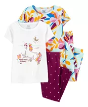 Carter´s Set 4 Piezas Pijama Algodon Unicornio 2n712910