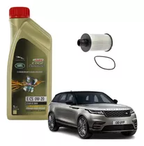 Kit Óleo Castrol 0w20 Range Rover Velar P380 2018 2019 2020