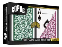 Cartas De Poker Copag Mazo De Plastico Jumbo/ Regular Naipe