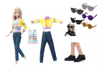 Roupa: Kit De Roupas + Acessório Para A Barbie