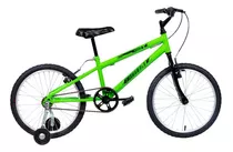 Bicicleta Aro 20 Infantil Mtb Boy Com Roda Lateral Cor Verde